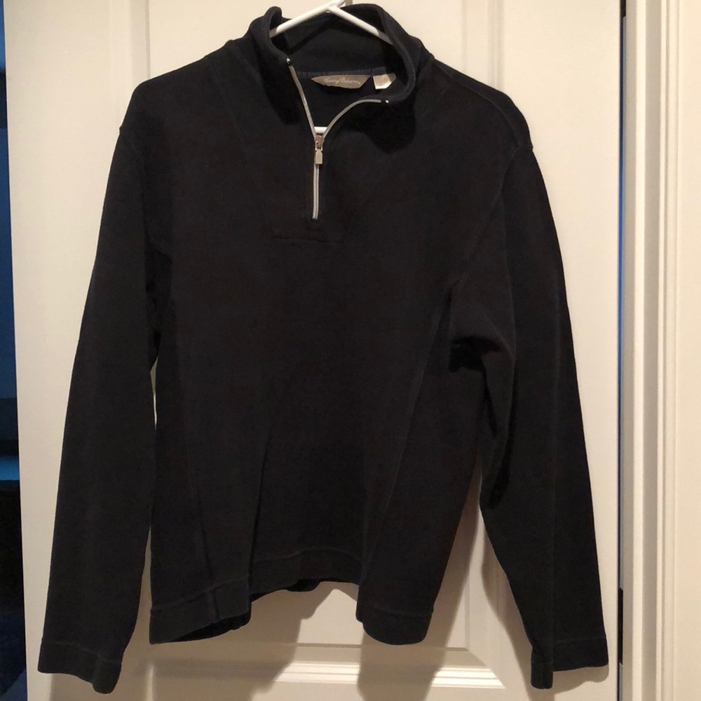 Tommy Bahama Black 3/4 zip